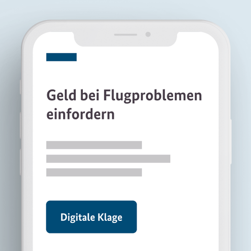 Digitale Klage für Fluggastrechte