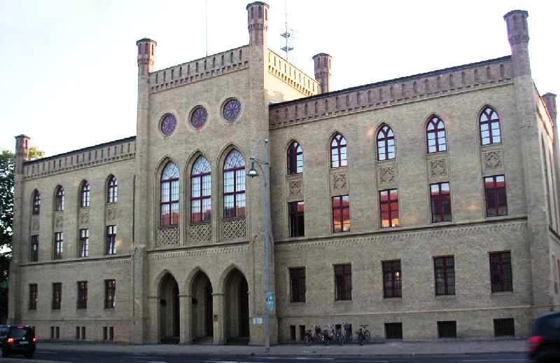 Das Gerichtsgebäude des Amtsgerichts Prenzlau