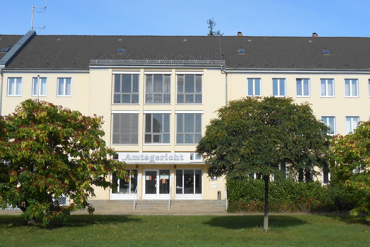 Gerichtsgebäude der Zweigstelle des AG Frankfurt (Oder) in Eisenhüttenstadt 
